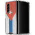 Cuban Flag Distressed Galaxy Z Fold4 5G Clear Case